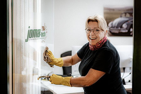 Barbara Flore bei der Arbeit