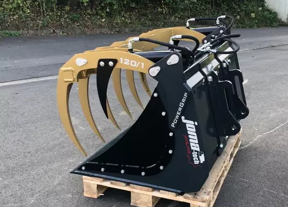 Greifschaufel Powergrip für Radlader - [ 1500mm zweiteilig ]