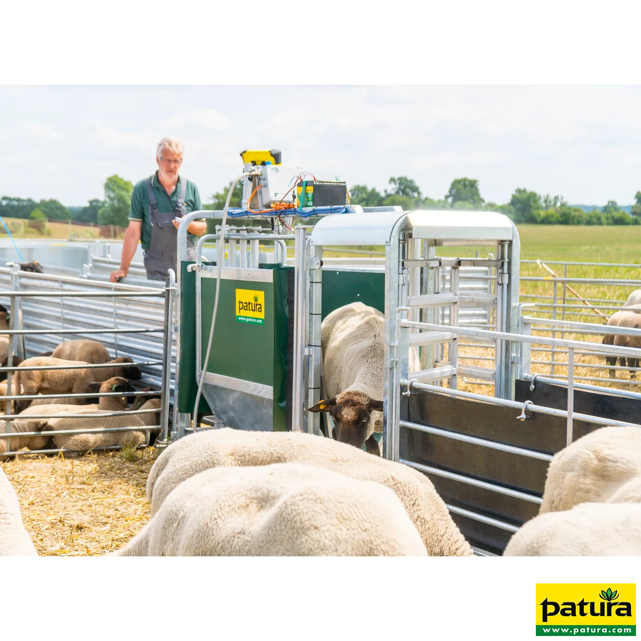 3-Wege- Wiege- und Sortierbox mit Druckluftbetrieb