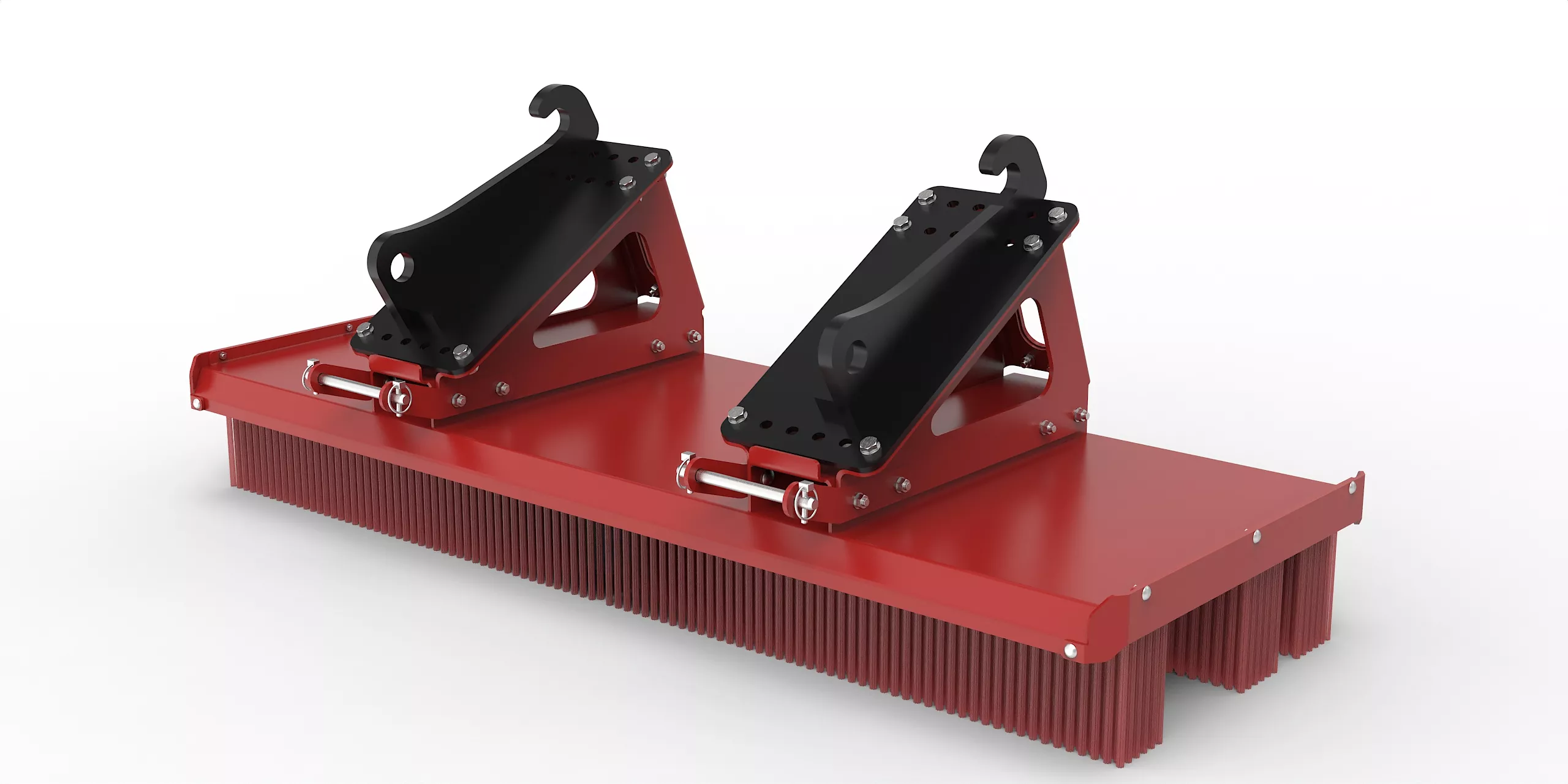 Joma-Tech Blockbesen proLine mit Staplertaschen und Radladeraufnahme