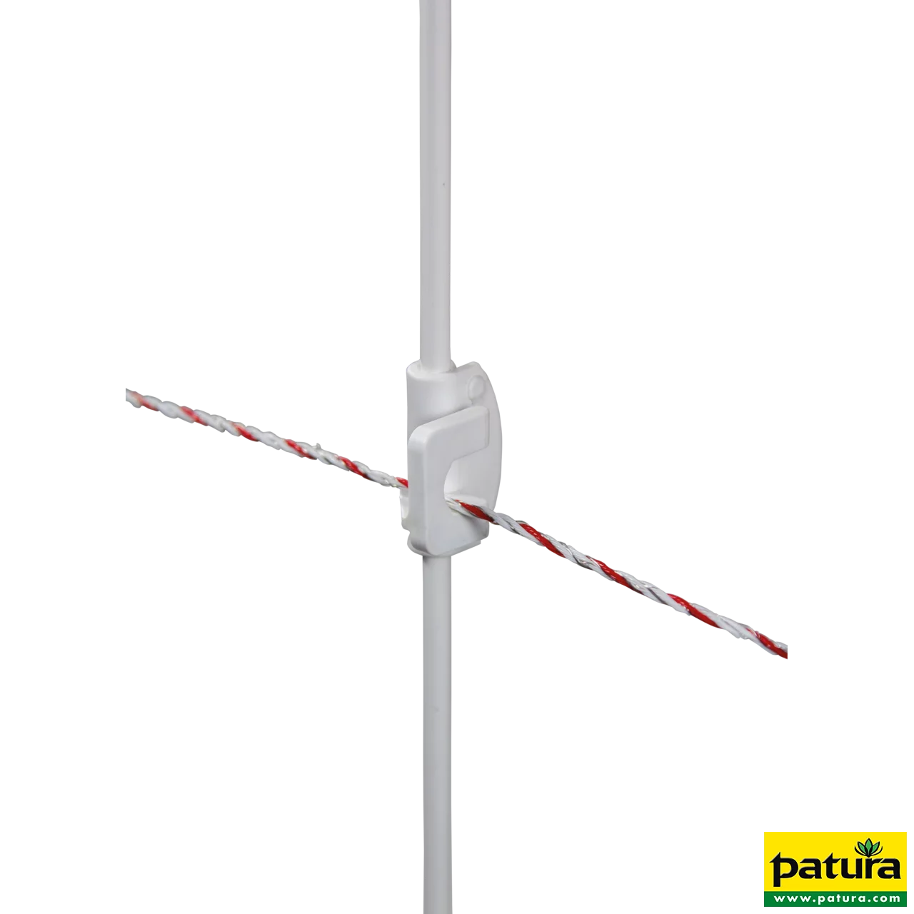 DrehFix Federstahlpfahl, 1,13 m mit 2 Isolatoren (10 Stück / Pack)