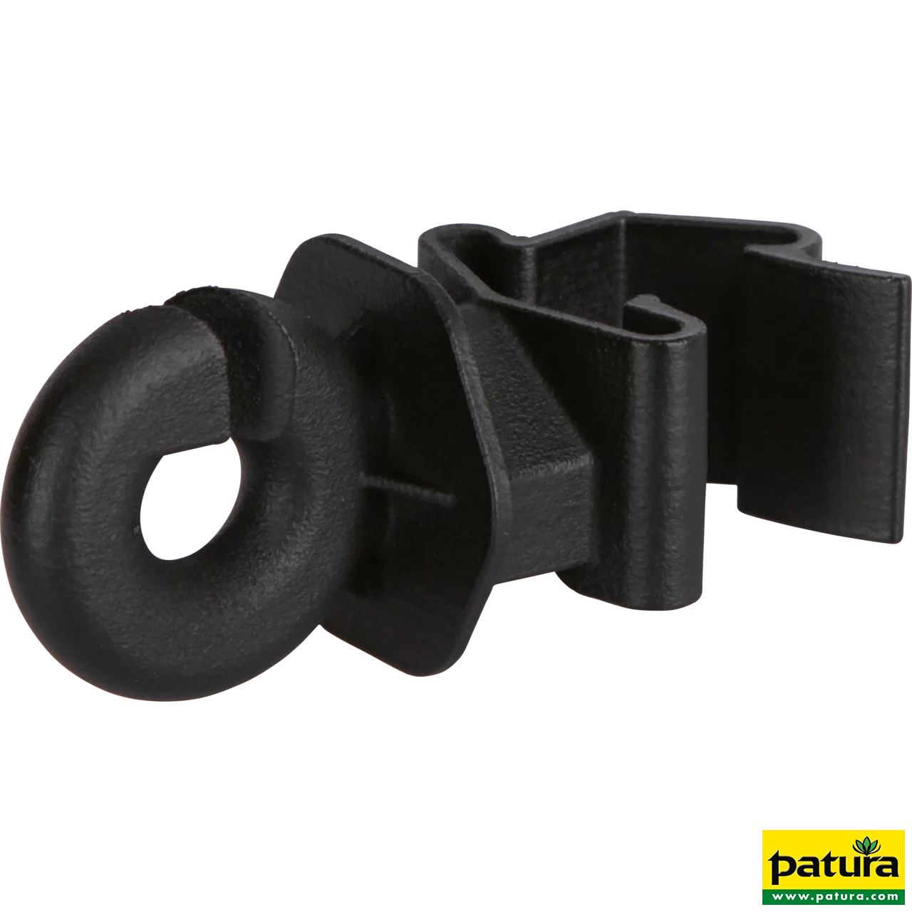 Ringisolator für T-Pfosten schwarz (25 Stück / Pack)