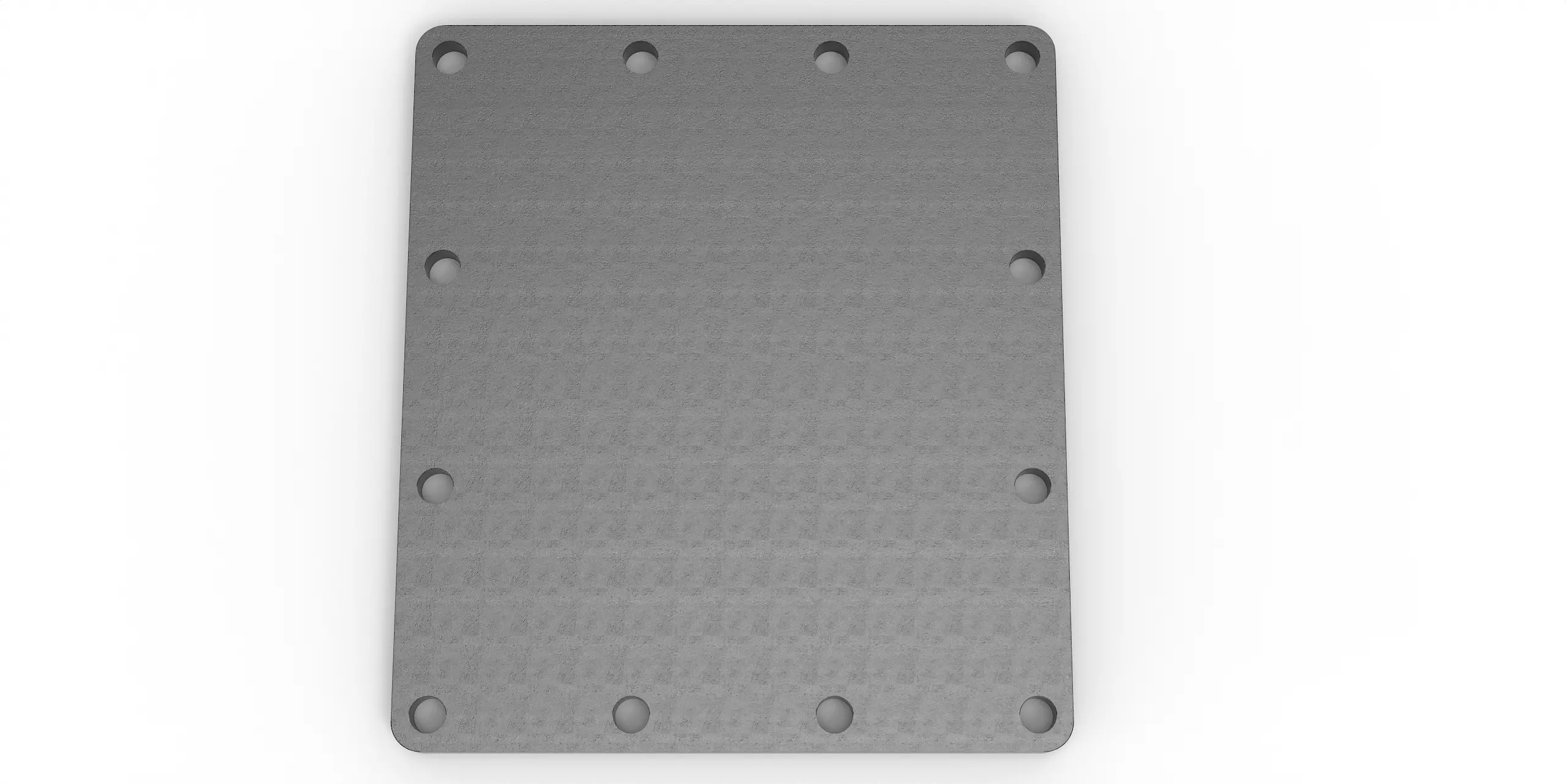 Häner Grundplatte 630x560 t=25 12xd30