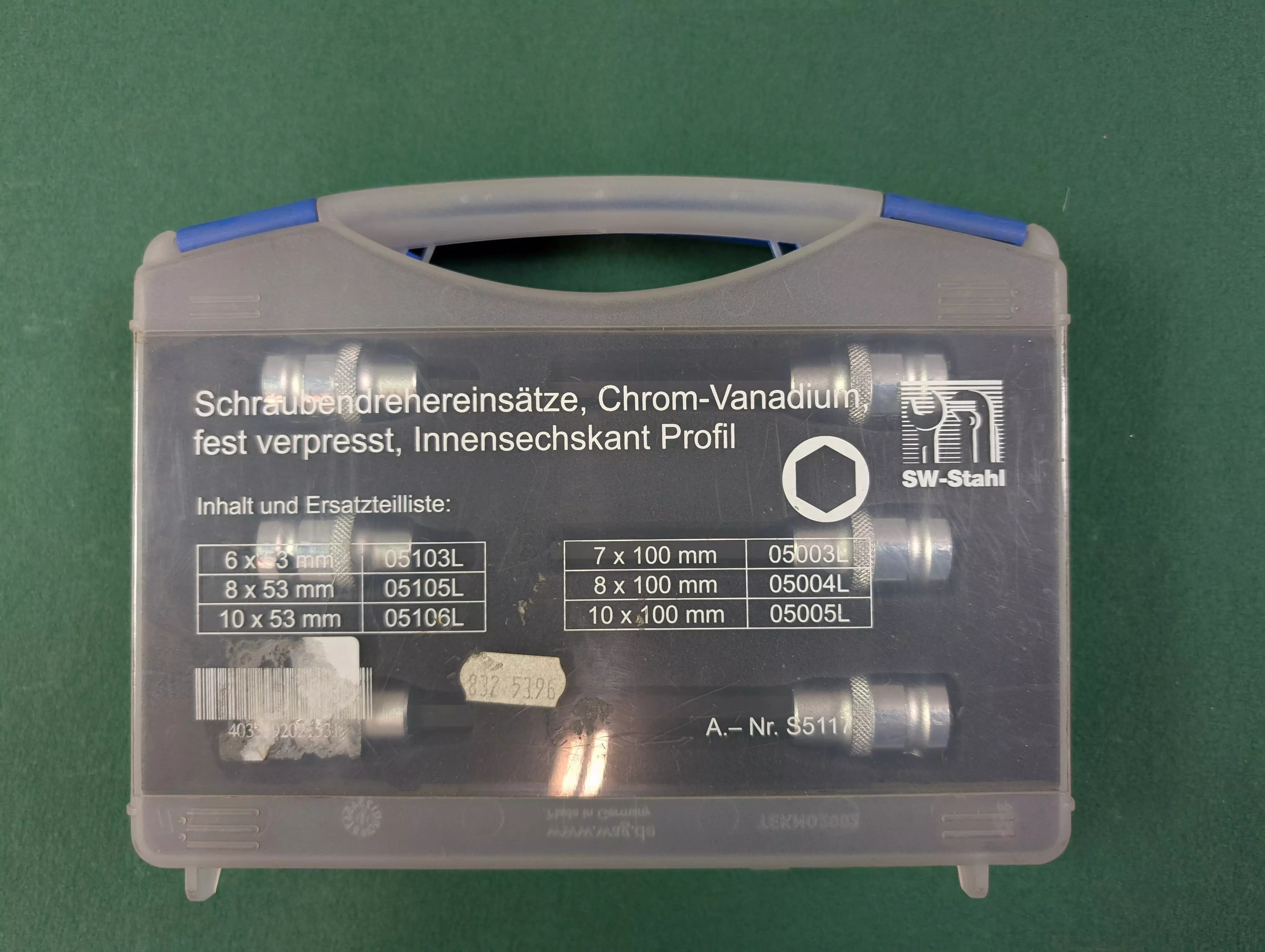 Schraubendreheinsätze 12,5 (1/2") 6 Werkzeuge