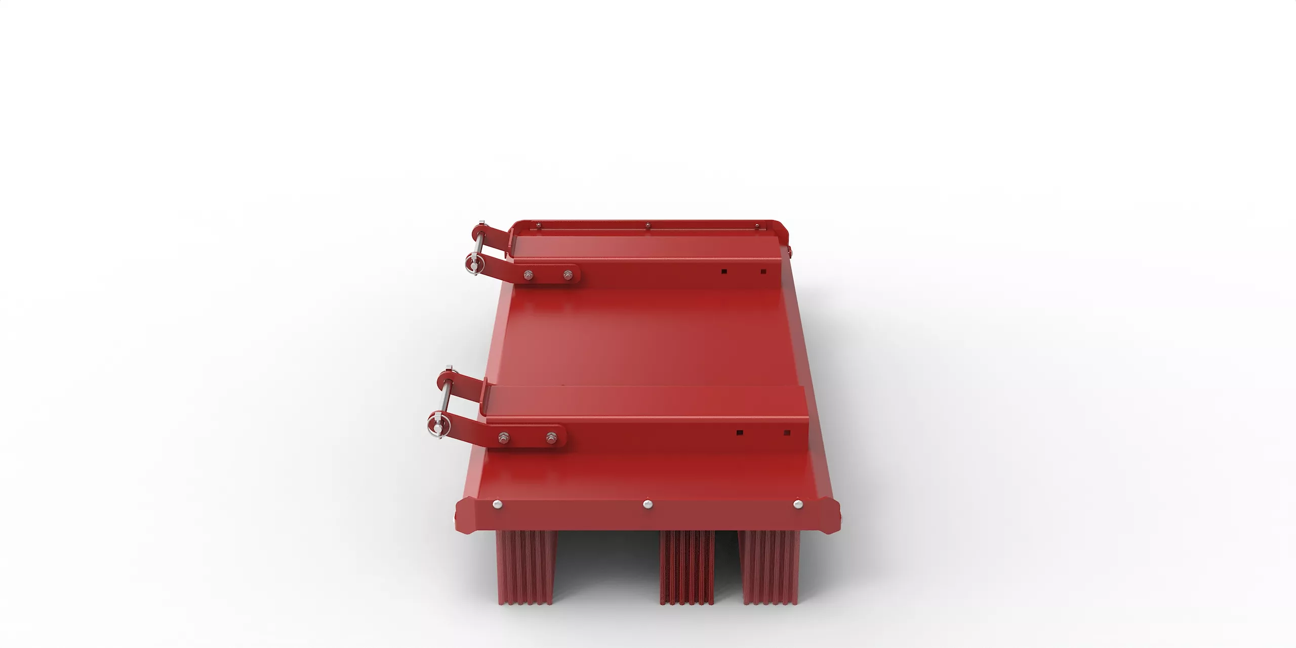 Blockbesen proLine mit Staplertaschen in 1500mm Arbeitsbreite