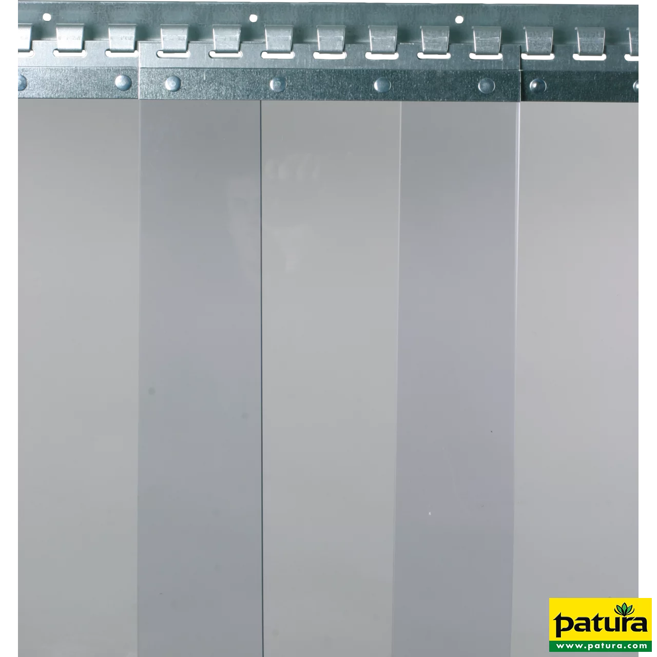 Befestigungsschiene mit 11 Pendelplatten L=1968 mm, Edelstahl, mit Montagezubehör