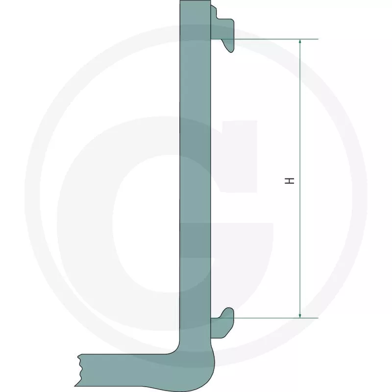 B-Ware - Gabelzinken ISO/FEM2A 80 x 40 x 1000mm (1 Paar)