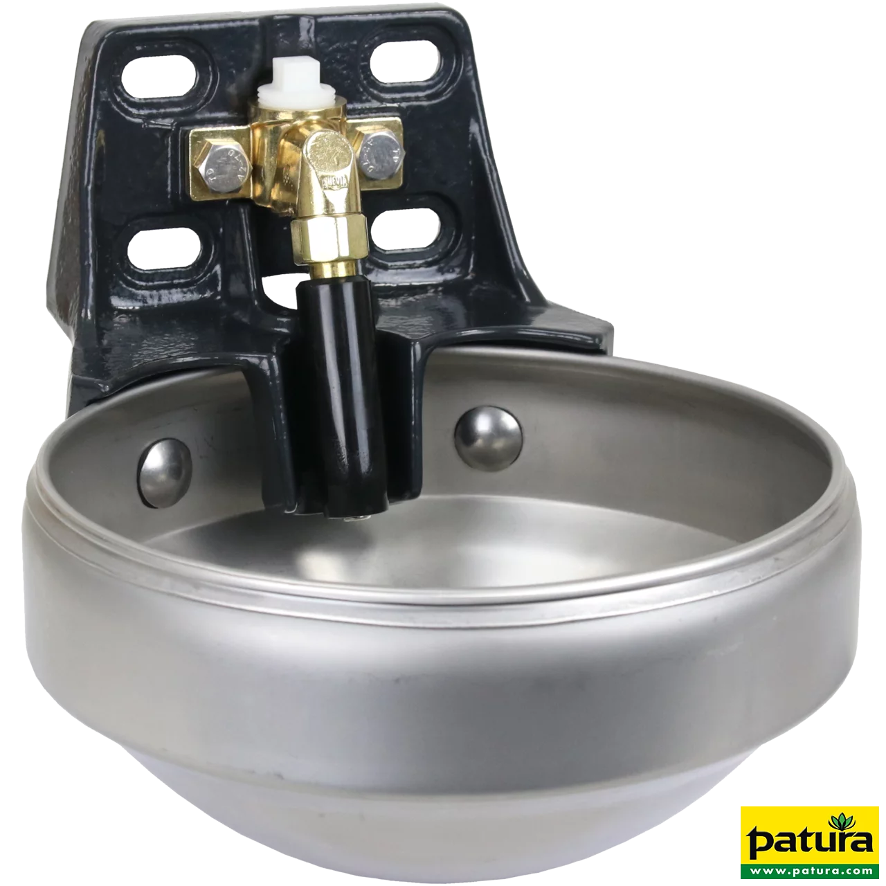 Edelstahl-Rohrventilbecken Mod. 1200 mit 3/4" Edelstahlventil