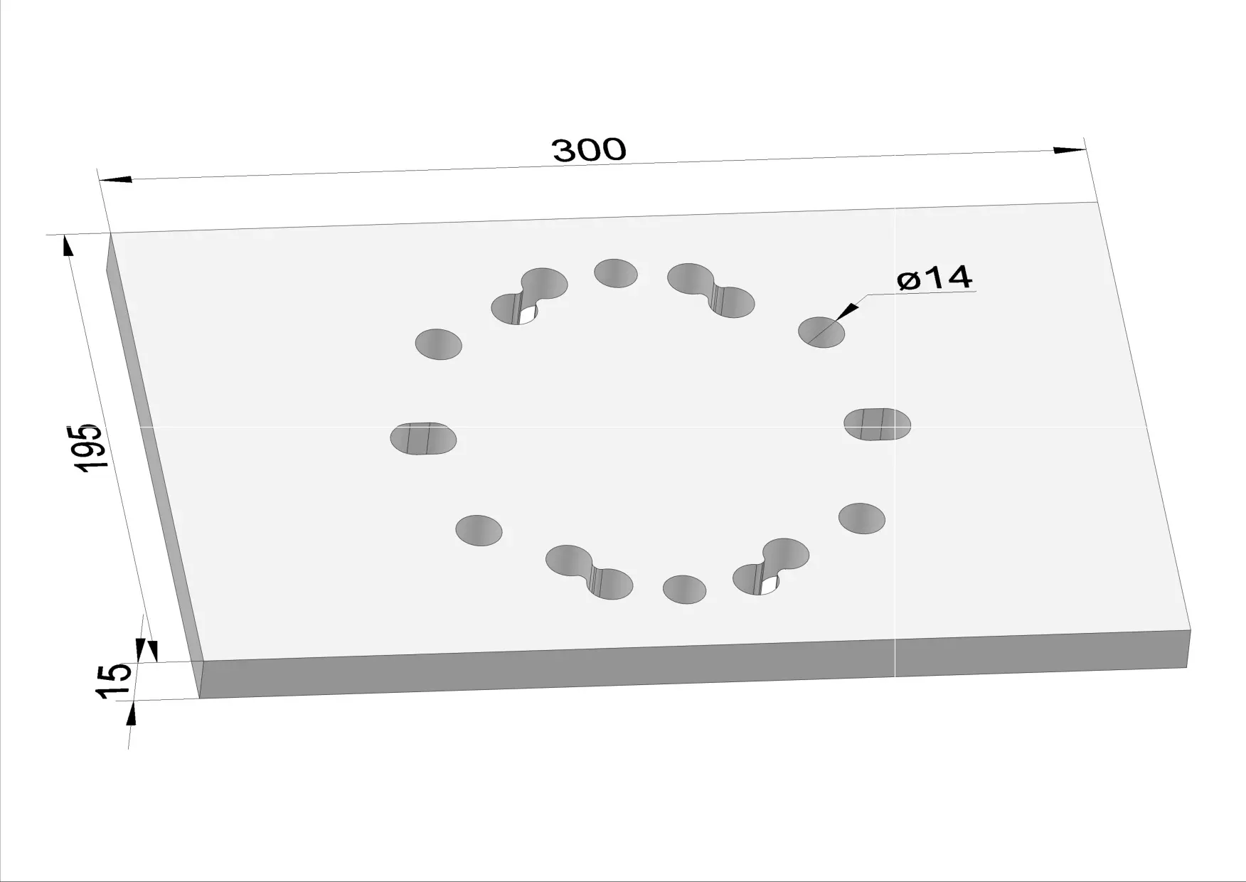 Grundplatte GR30FF GR50FF - klein