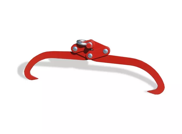 Verladezange / Schleppzange in rot mit 72cm Öffnungsweite