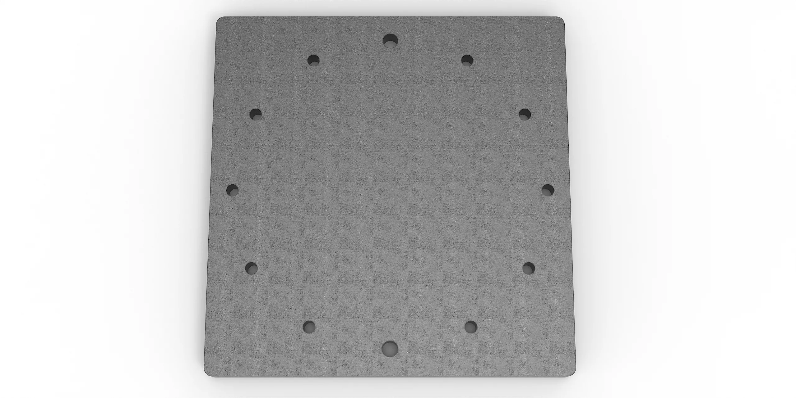 Anschraubplatten ohne Aufnahme