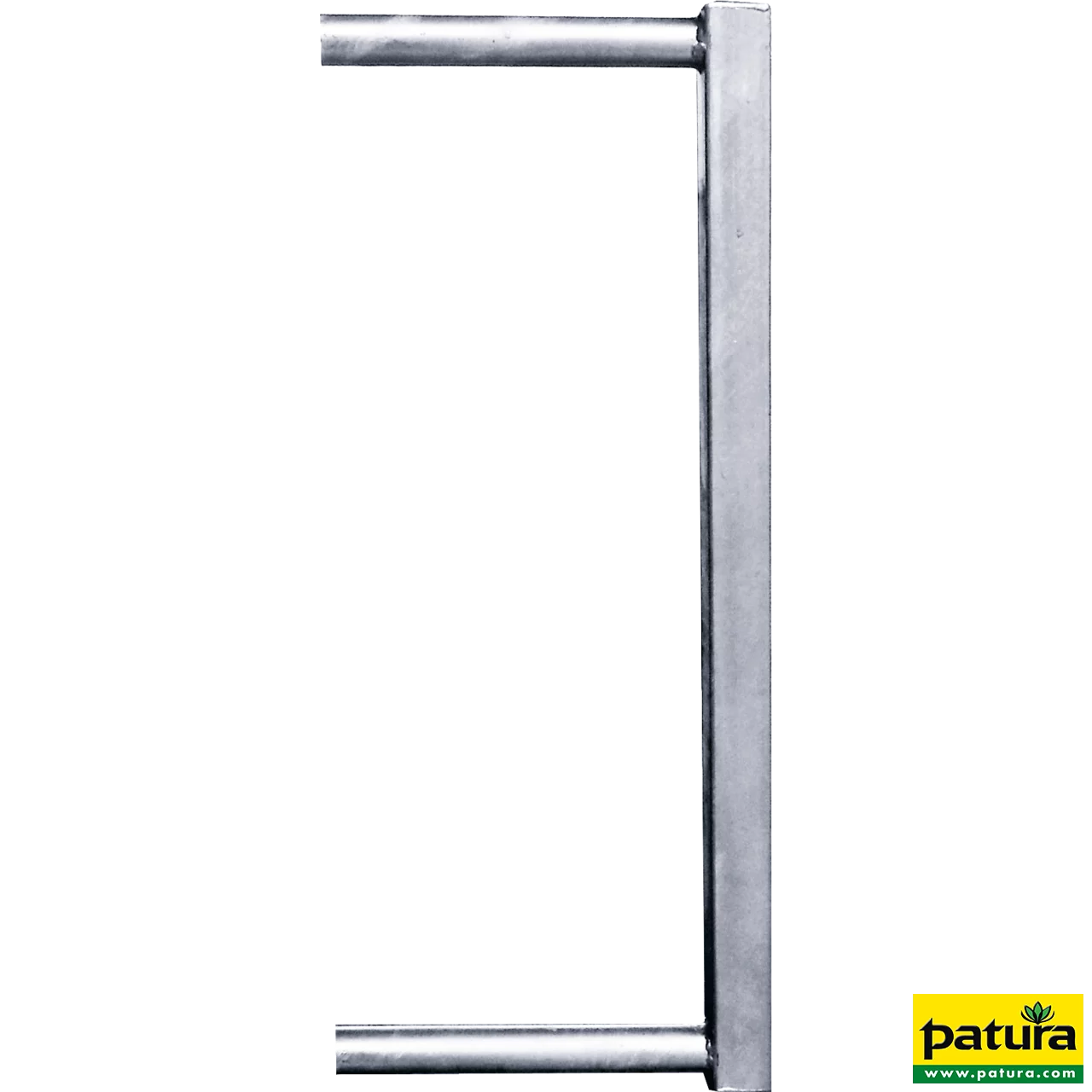 Abschlussrohr 60x60 für Fressgitter f. Schnellverschluss TS und Anschraubt. mit Einschub 51 mm