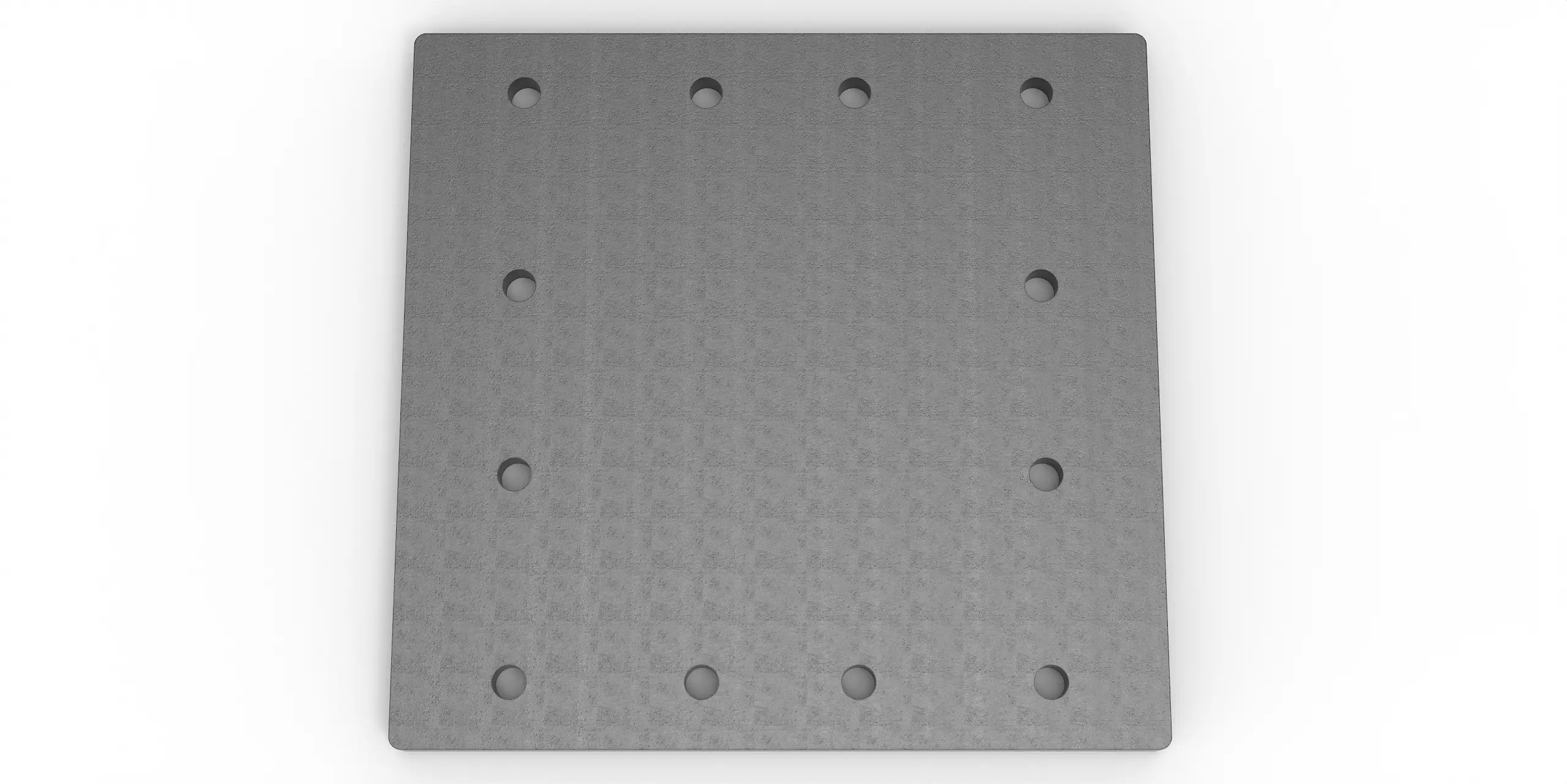 Häner Grundplatte 576x595 t=25 12xd26 - groß