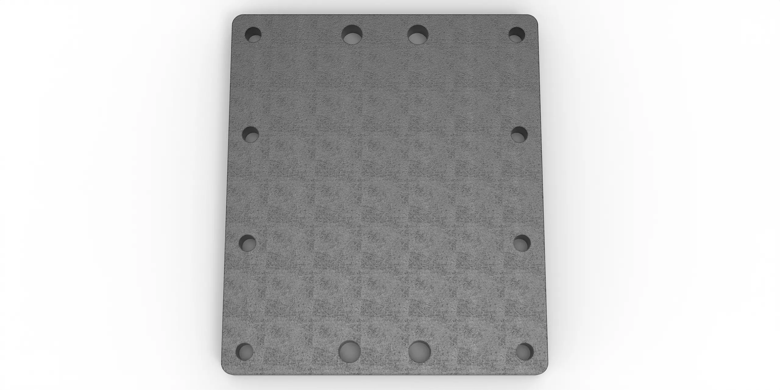 Häner Grundplatte 270x315 t=20 4xd18 8xM16