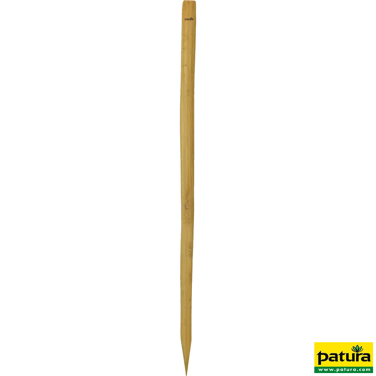 Robinienpfahl, Natur, 2000 mm, d=6-8 cm gespalten, geschliffen, gefast, gehobelt, 4-fach gespitzt