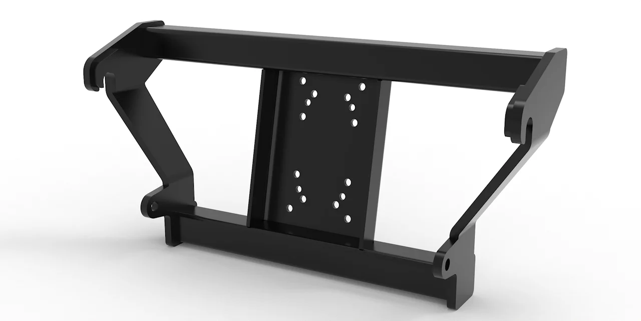 Euro-Anbaurahmen für Kegelspalter mit Multiplatte