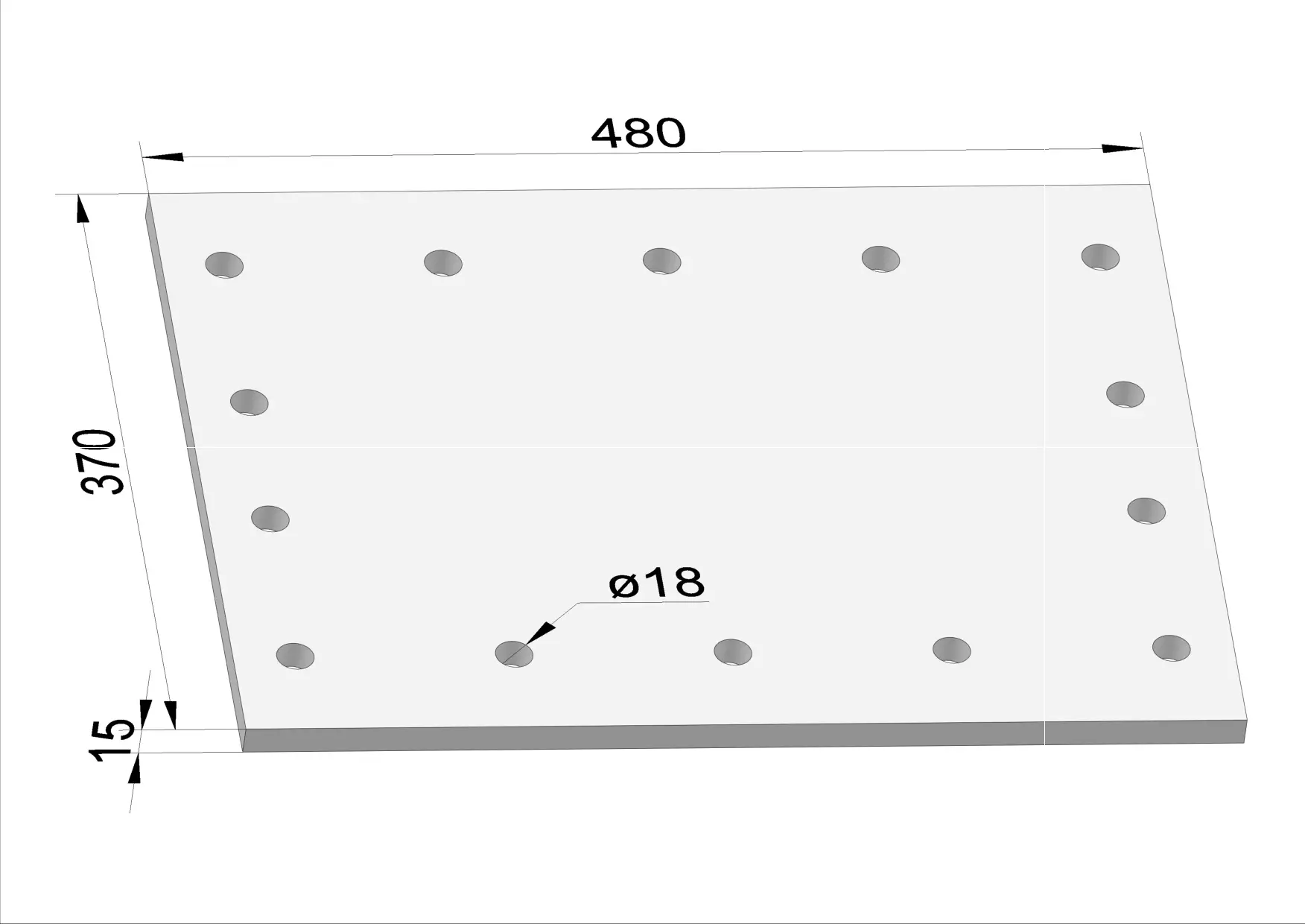 Häner Grundplatte Betonmischschaufel Bagger