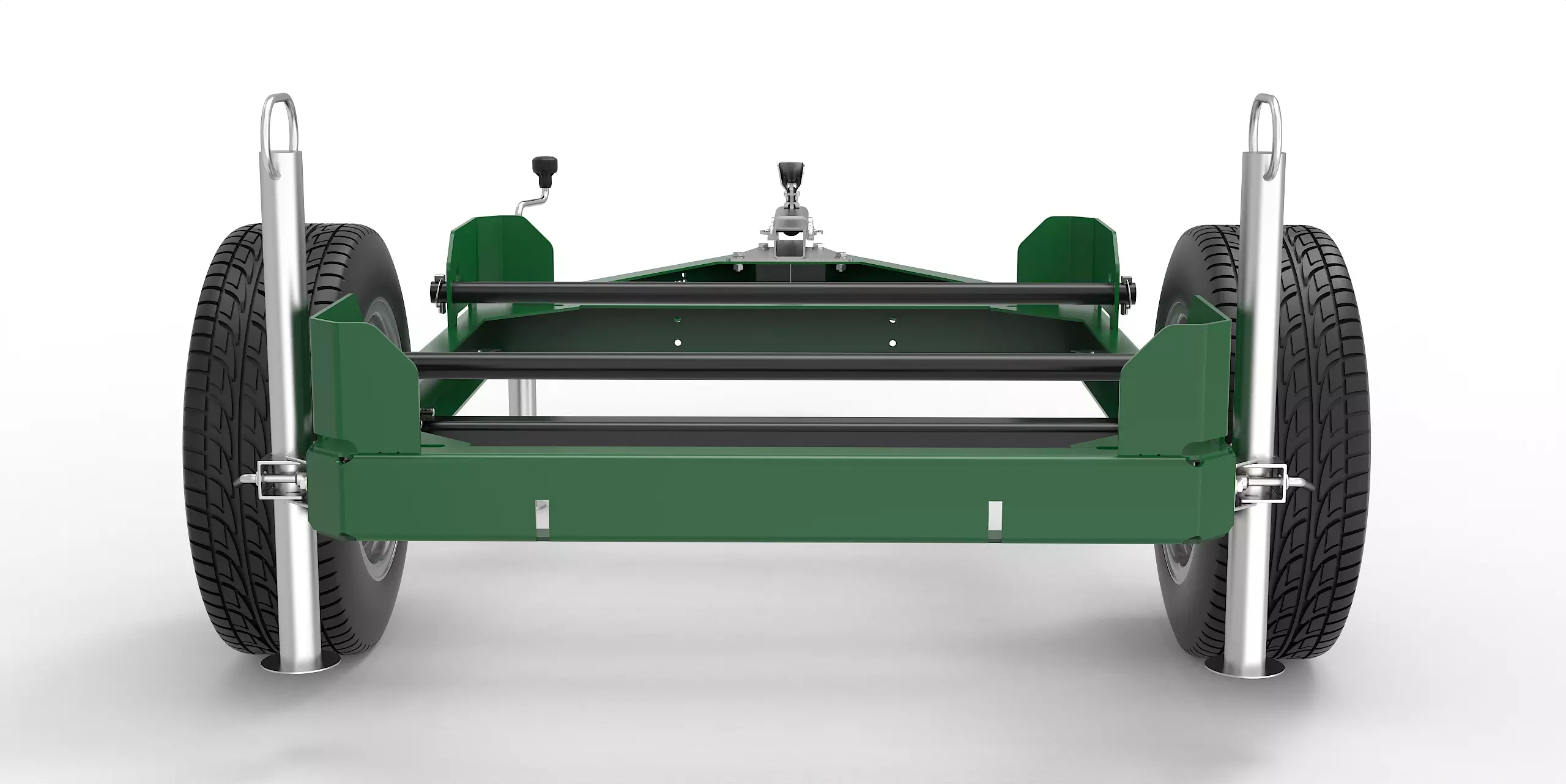 Anhänger für IBC Container 1000L mobile Weidetränke ohne IBC-Tank Anhänger ohne Zubehör