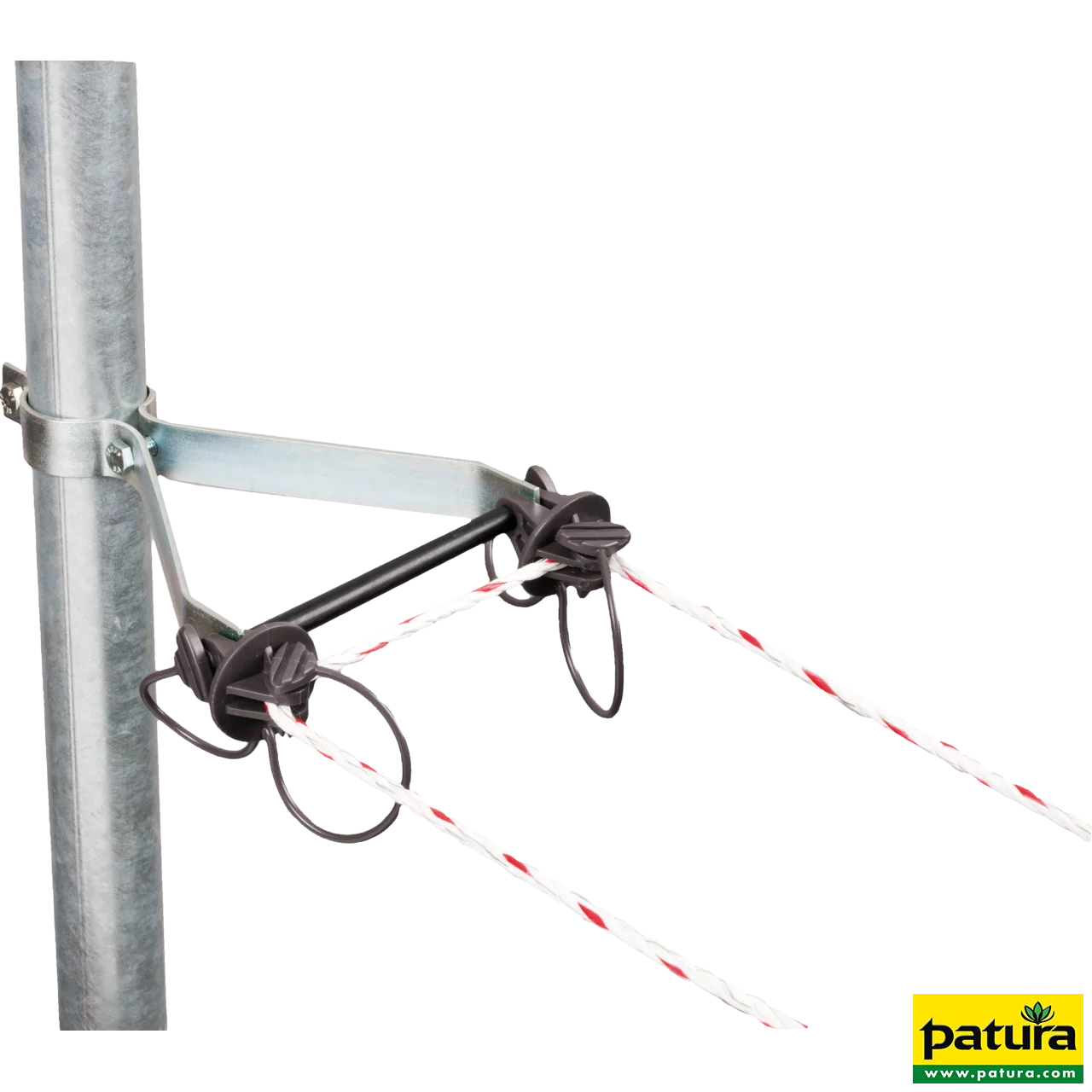 Abstands-Isolator-Torset, zur Elektrifizierung von verstellbaren Weidezauntoren