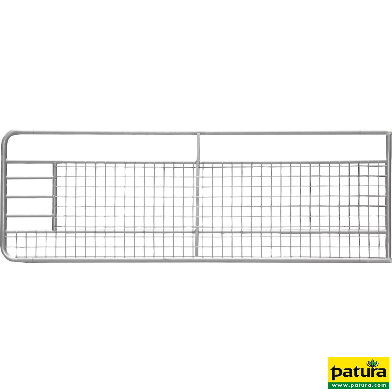 Weidetor 6,0 m, mit Gitter, verzinkt inkl. Montageteile