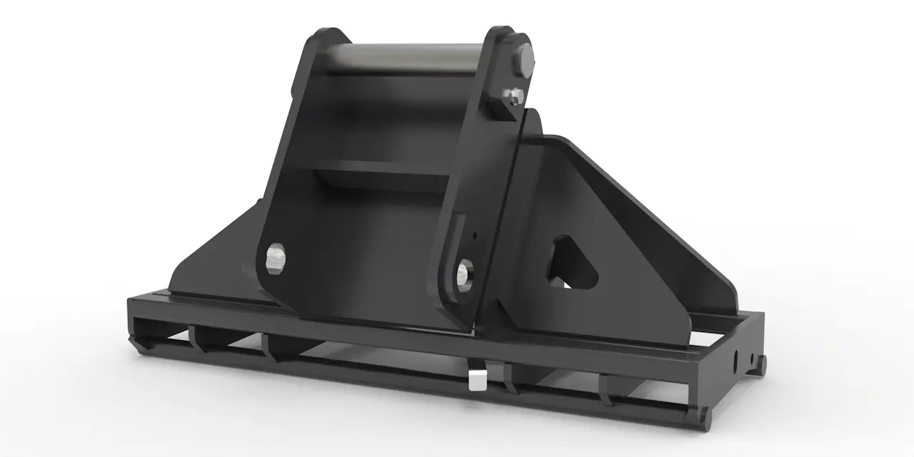 Adapter von Bagger auf Euroaufnahme, Euroadapter Liebherr SW33 mechanische Verriegelung