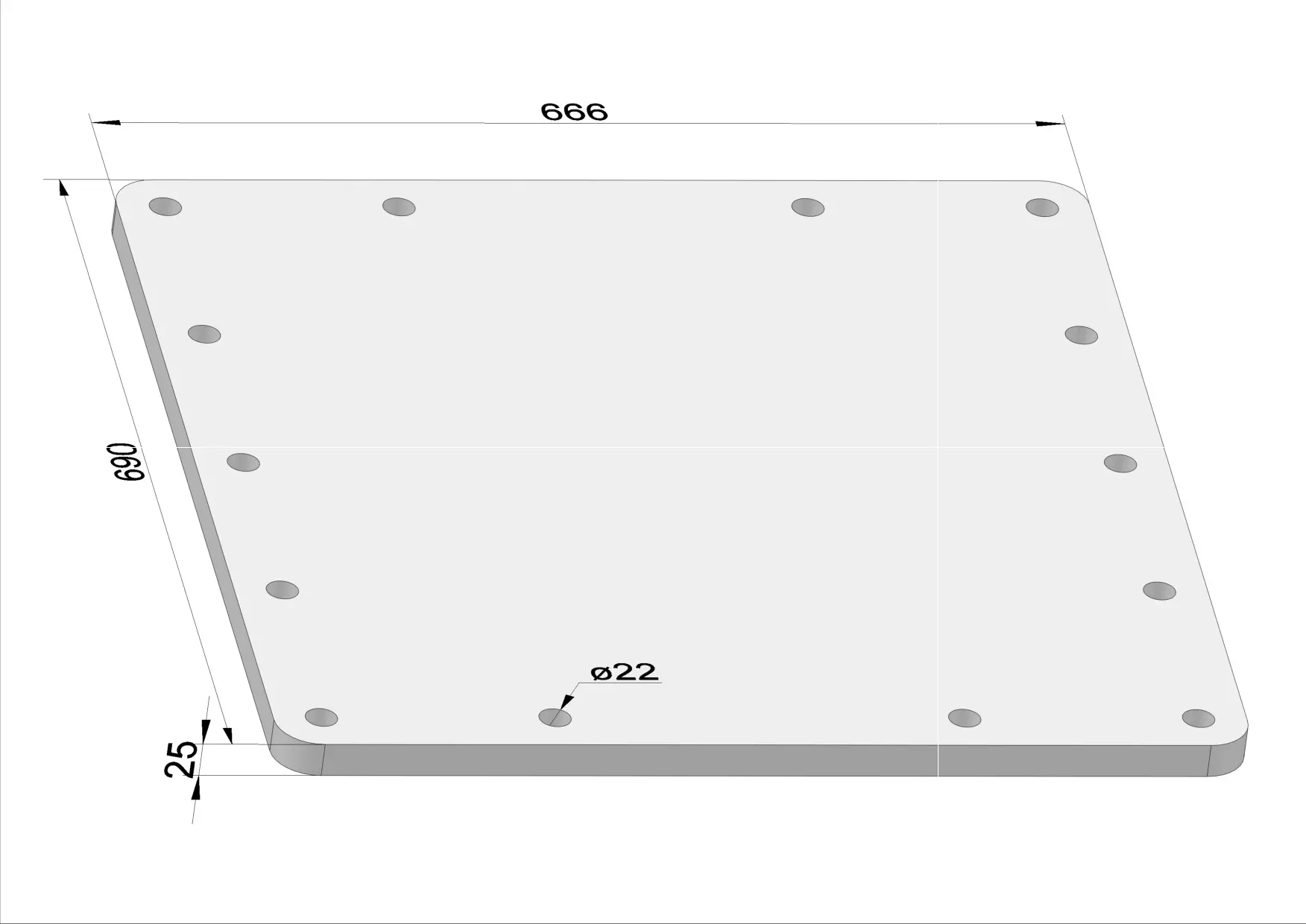 Häner Grundplatte HSOGx16_23 - 22_28