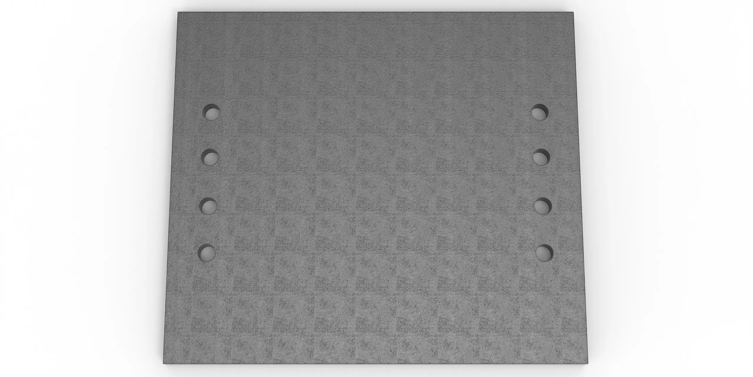 Häner Grundplatte 410x360 t=15 8xd17 - groß