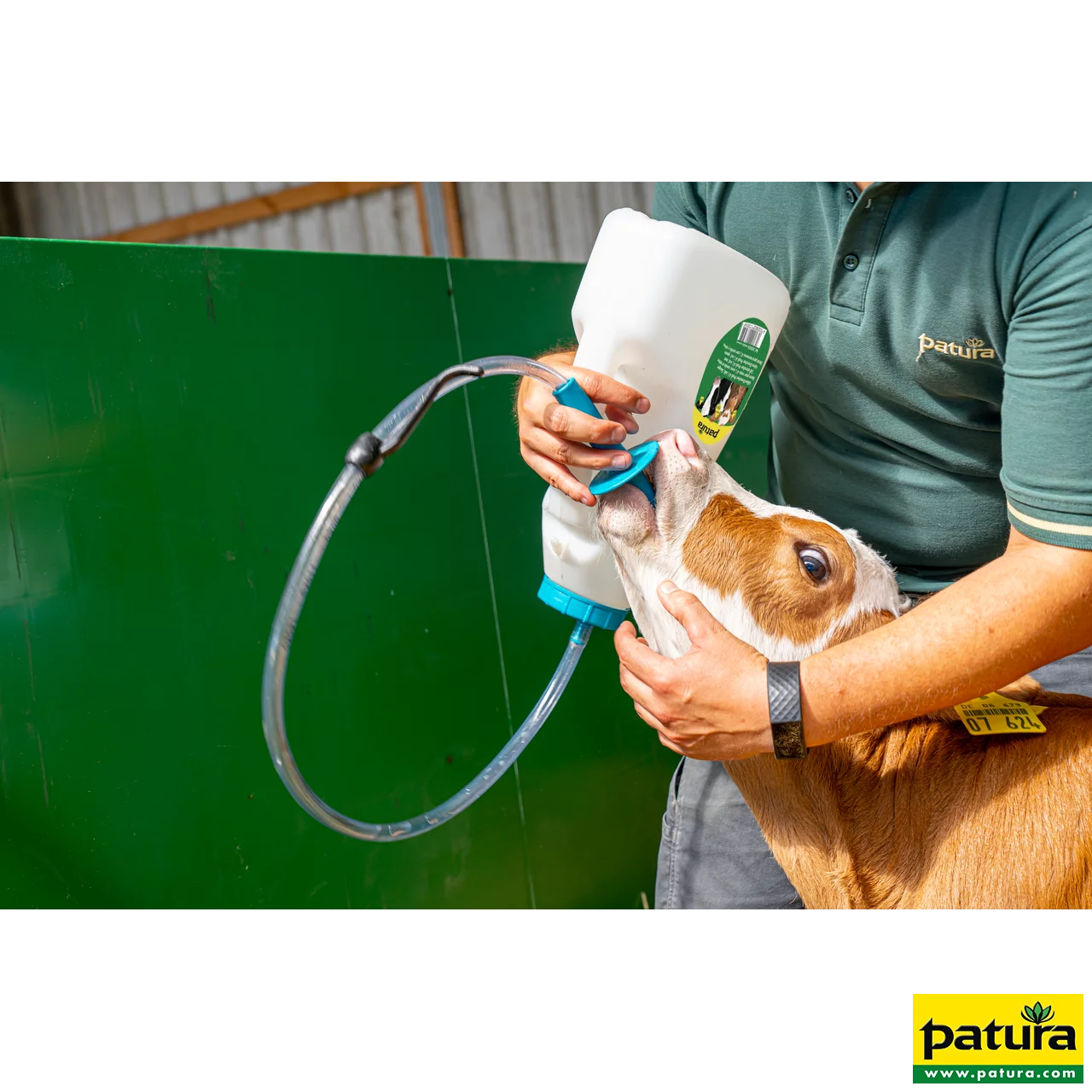 Kälber-Drencher Profi 4 Liter, transparent inkl. Schlauch, Lanze und Sauger