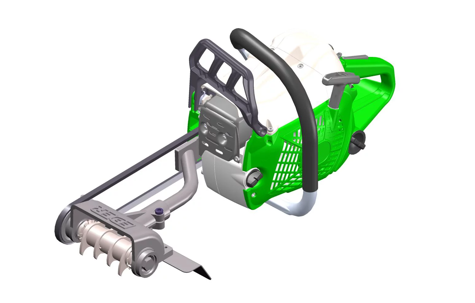 EDER Borkenfräse EBF-A56 Borkenkäferfräse mit Antriebsmotor