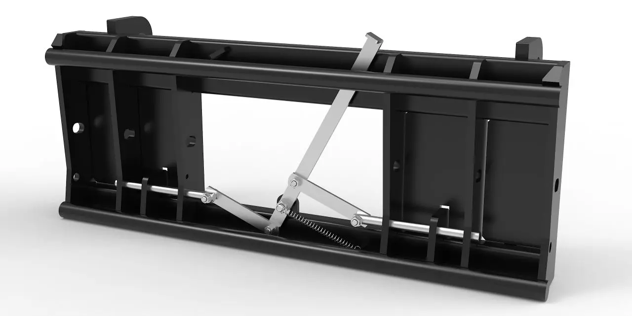 Adapter von Radlader auf Euroaufnahme, Euroadapter, Schnellwechsler Weycor Aufnahme | Mechanische Verriegelung