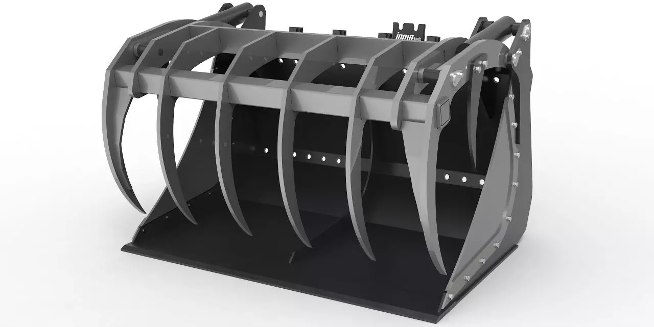 Greifschaufel Powergrip für Radlader - [ 1200mm einteilig ]