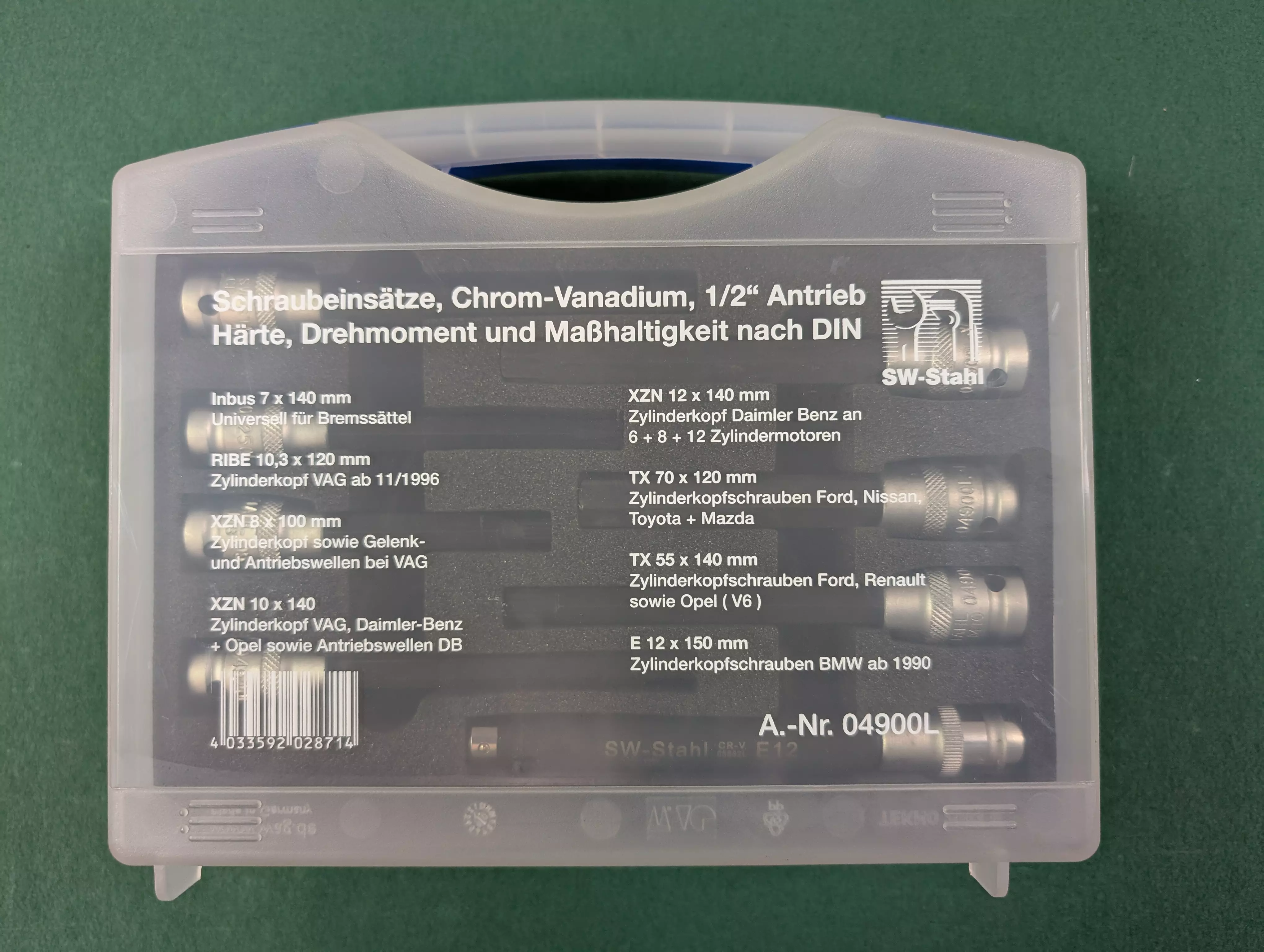 Schraubeneinsätze 1/2"