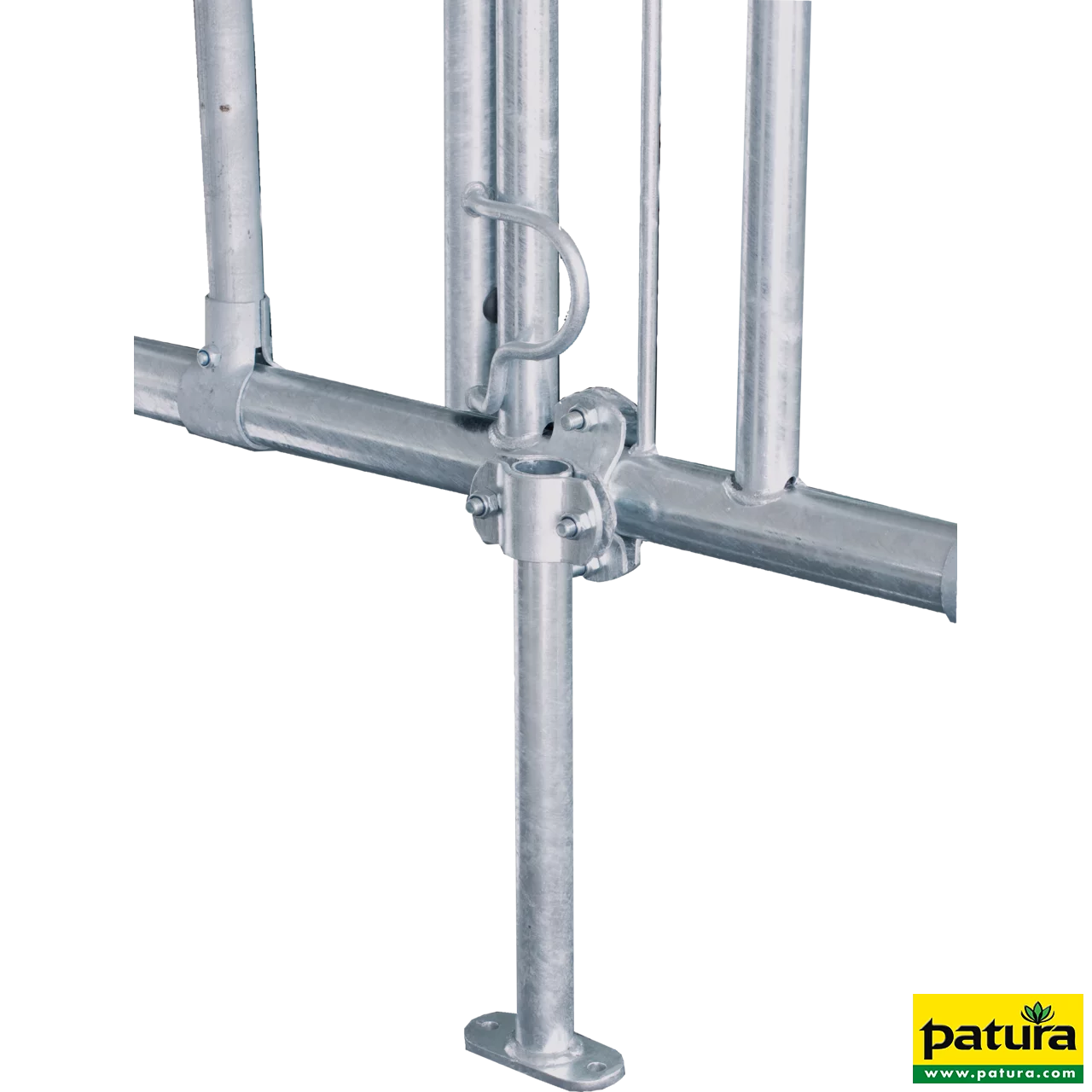 Mittelstütze 460 mm mit Bodenplatte und Querschelle