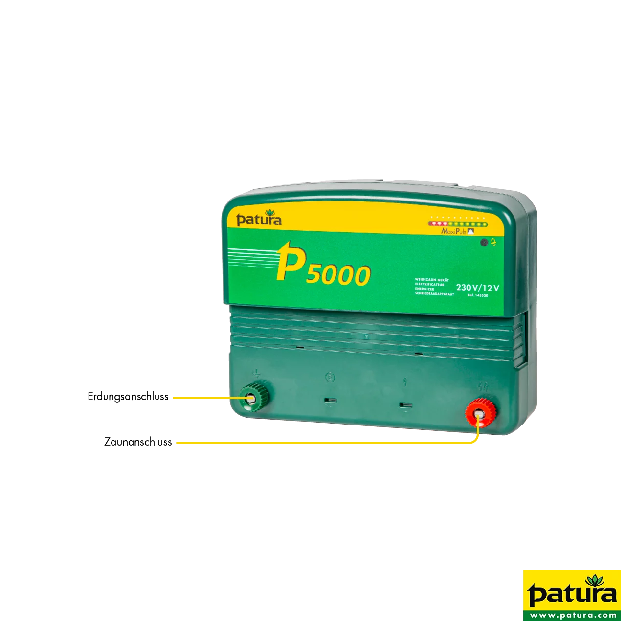P5000, Weidezaun-Kombigerät, 230V/12V mit MaxiPuls-Technologie