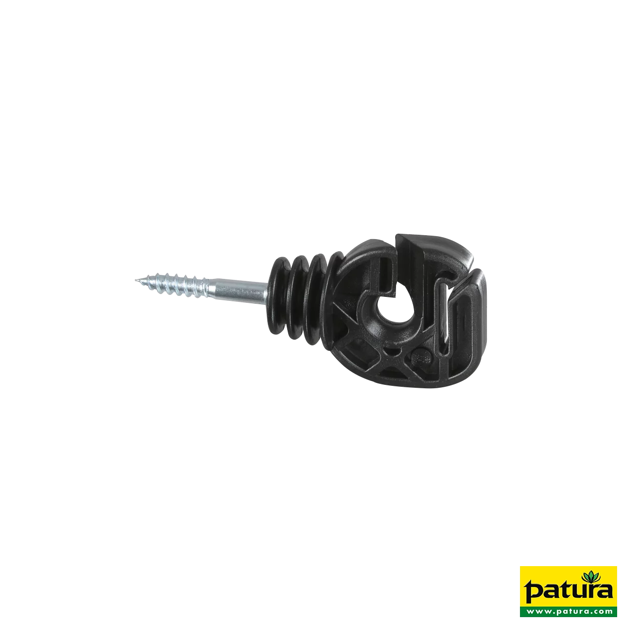 Seil / Bandisolator, Holzgewinde, für Seil und Band bis 20 mm (25 Stück/Pack)