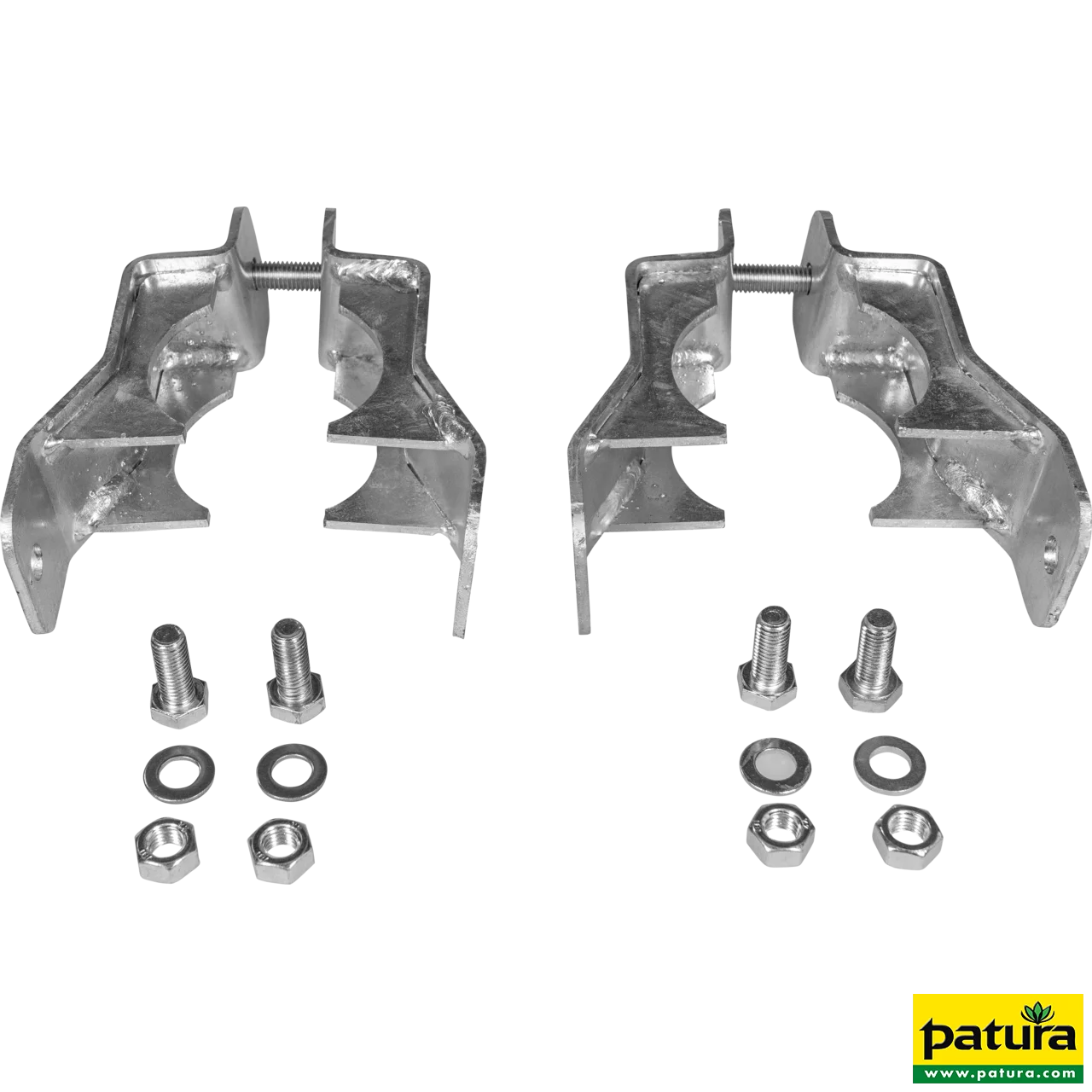 Halter für Schwingbürste MINI für Rundpfosten d= 76 mm
