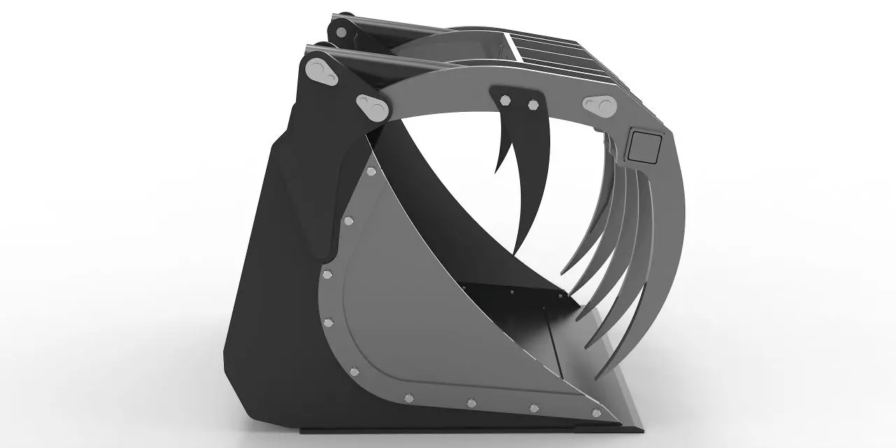 Greifschaufel Powergrip für Radlader - [ 800mm einteilig ]