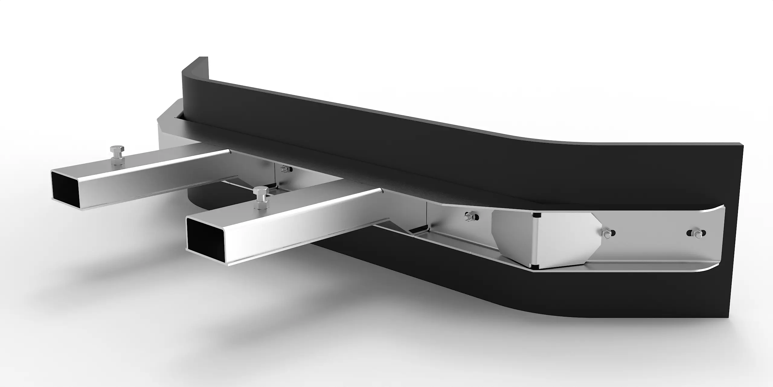 Schmutzschieber ecoLine mit Stapleraufnahme, verzinkt 2000 mm