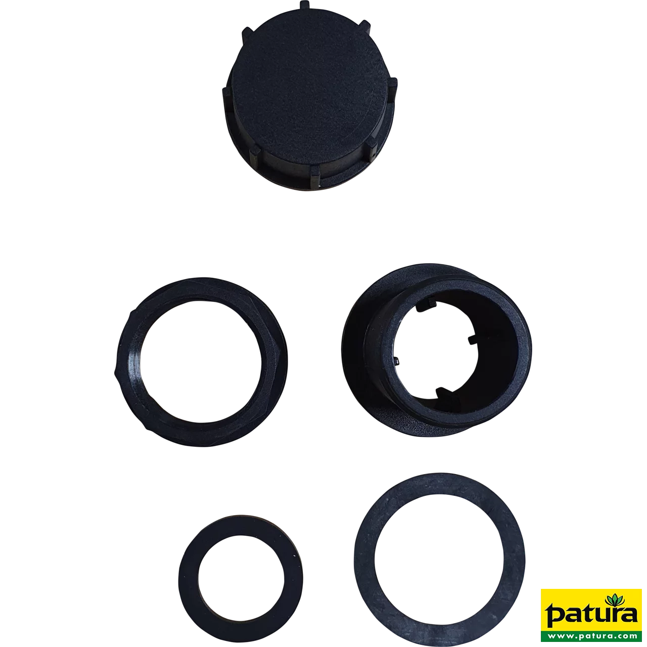 Ablaufgarnitur 1 1/4" für Edelstahltröge Suevia, Kunststoff, 32/41 mm f. Lochdurchmesser von 43 mm