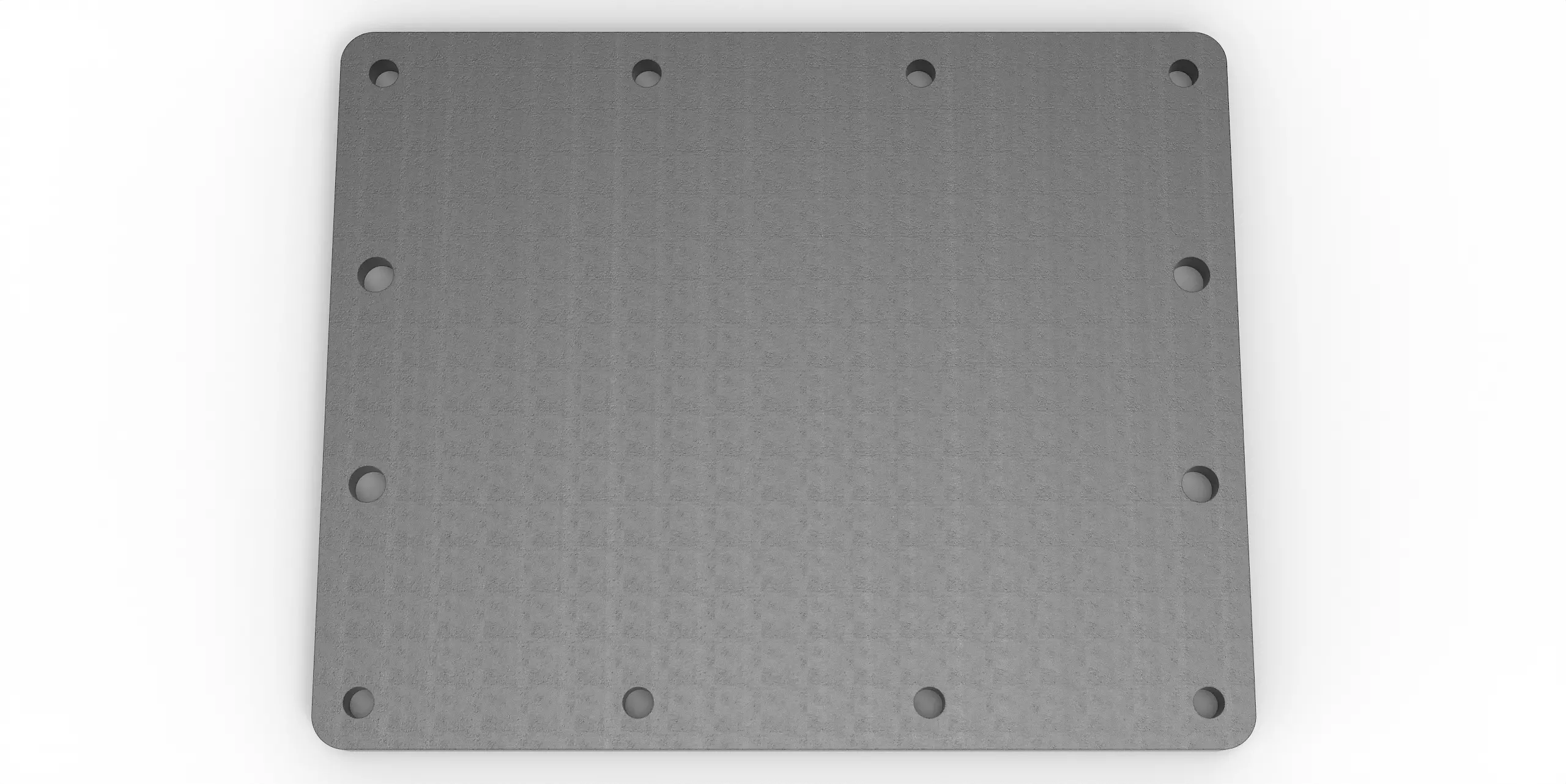 Häner Grundplatte 810x650 t=30 4xd32 8xM30 - Gewinde