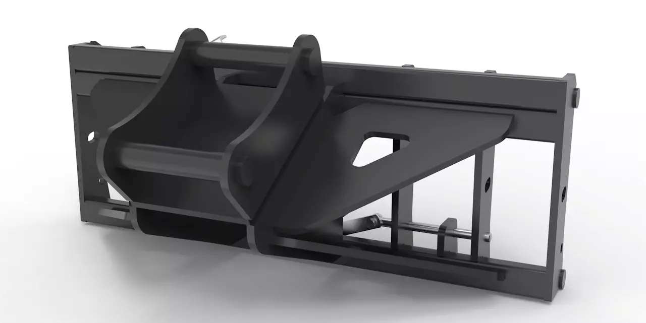 Adapter von Bagger auf Euroaufnahme, Euroadapter Martin M10 mechanische Verriegelung