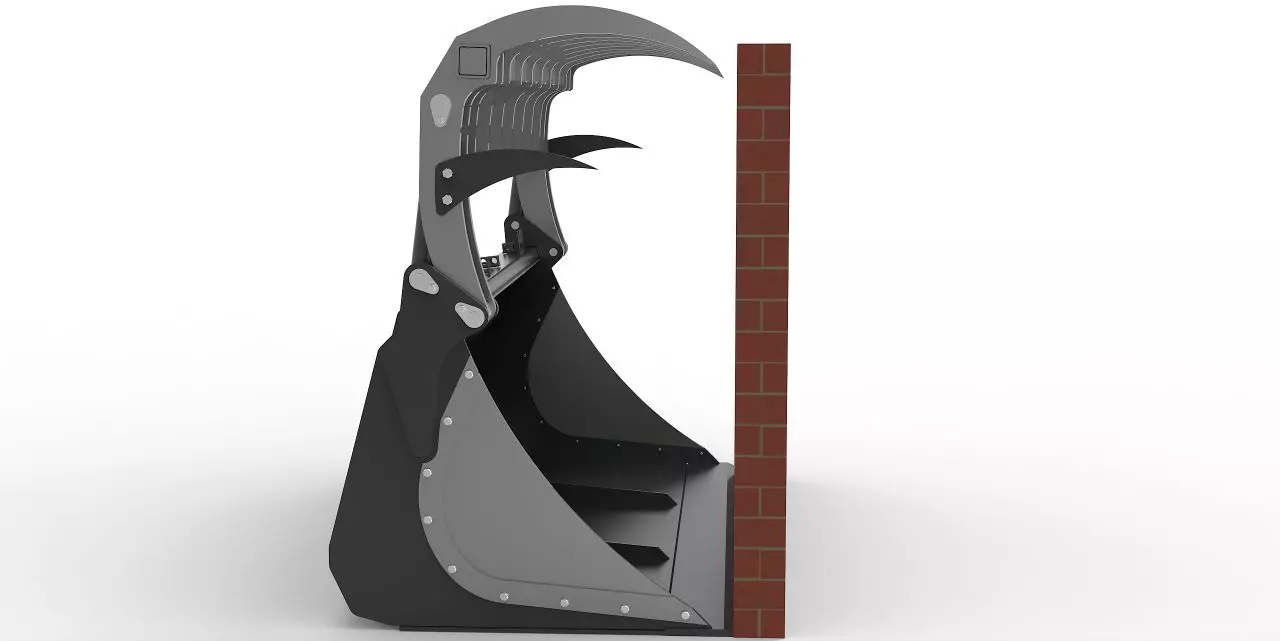 Greifschaufel Powergrip für Radlader - [ 1500mm zweiteilig ]