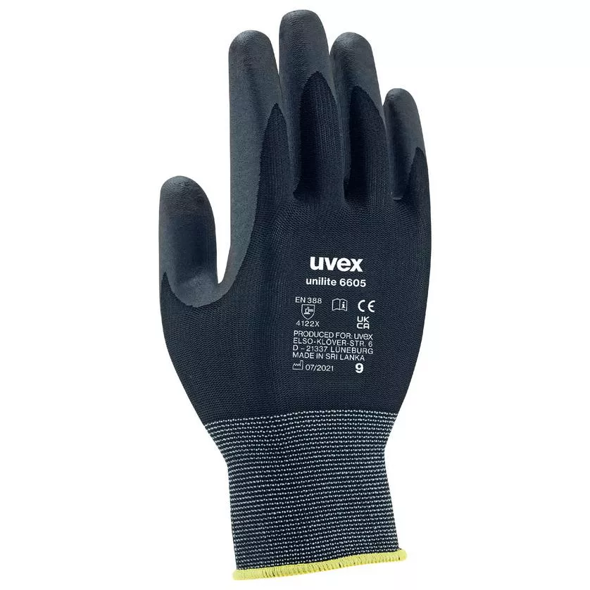 Uvex/ Unilite 6605 Schutzhandschuhe Größe 7 (10 Paar)