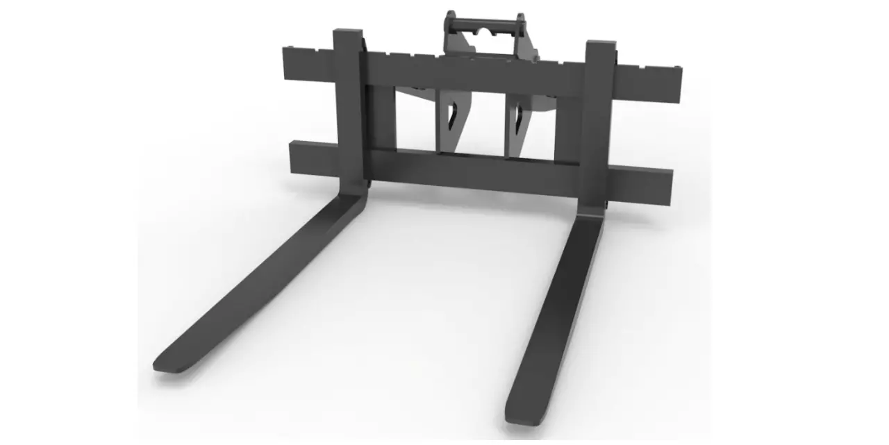 Palettengabel FEM2 passend zu Lehnhoff MS03 / SW03 inkl. 1200mm Zinken