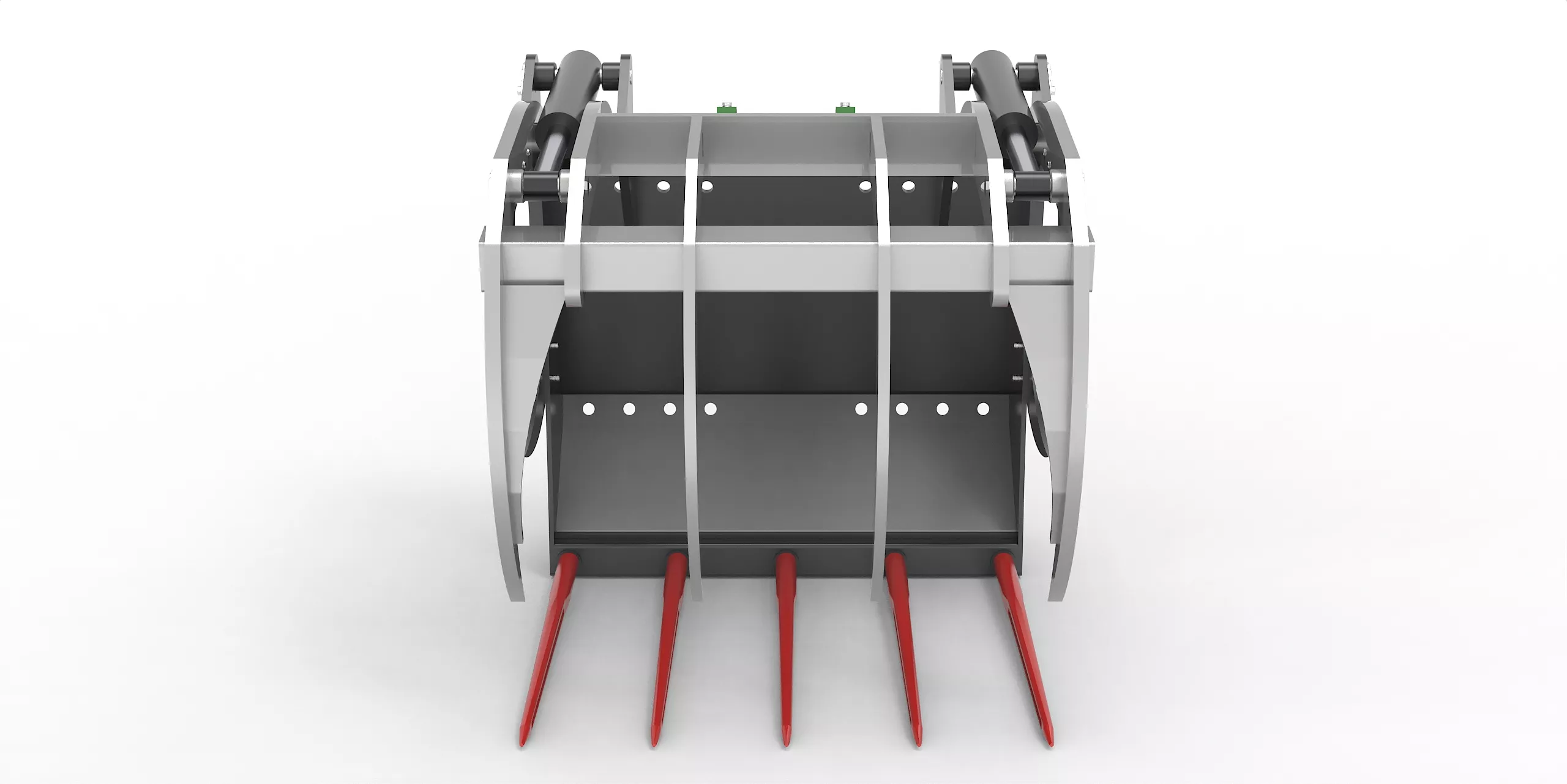 Kroko-Gebiss powerGrip mit Giant Aufnahme in 800 mm einteilig