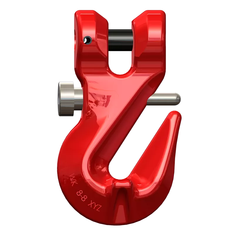 Parallelhaken 10mm mit Gabelkopf u. Sicherung GK8 H96