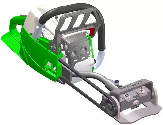 EDER Rundhobel ERH-A56 mit Antriebsmotor