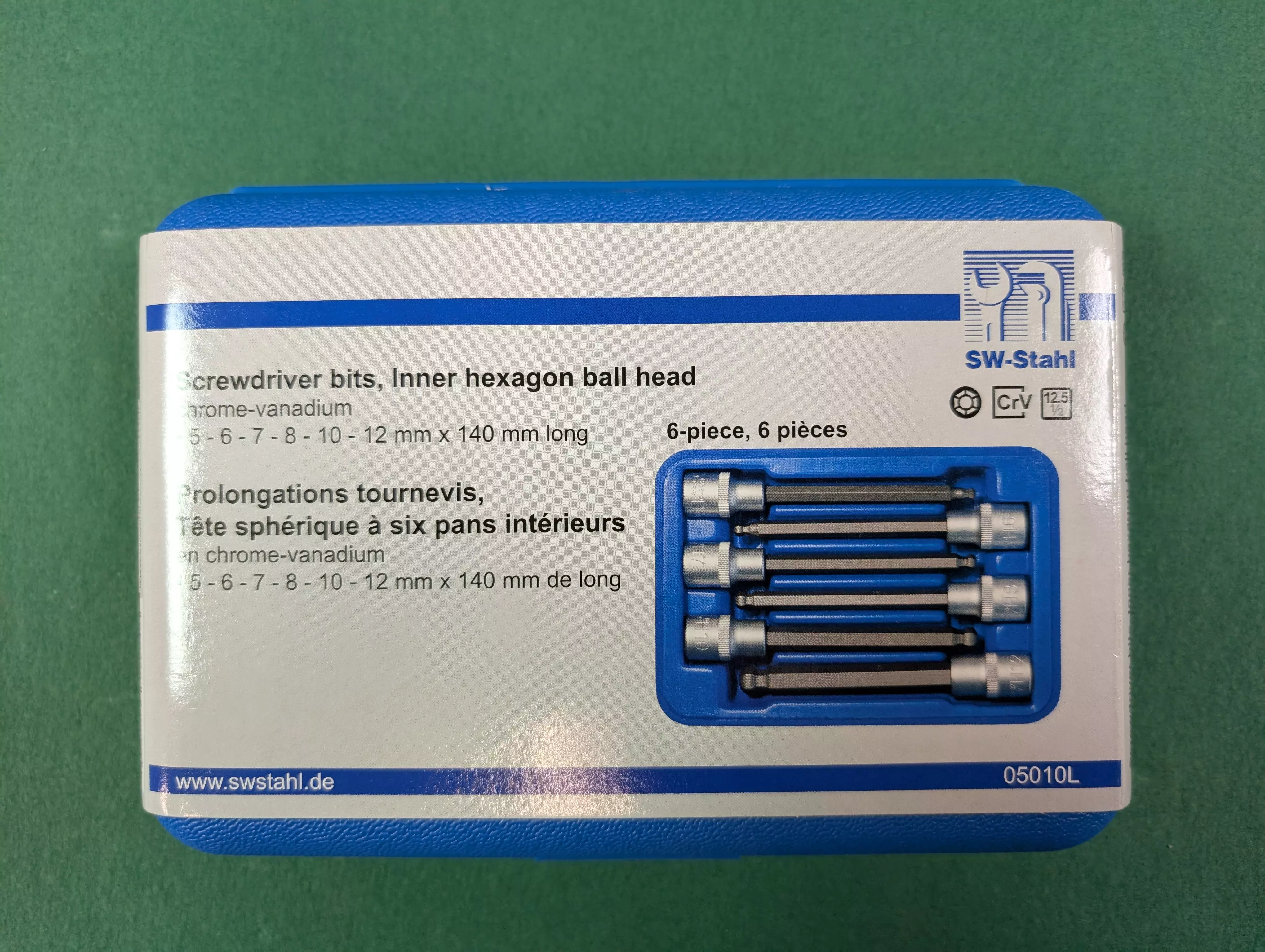 Schraubendreheinsätze 12,5 (1/2") 6 Werkzeuge