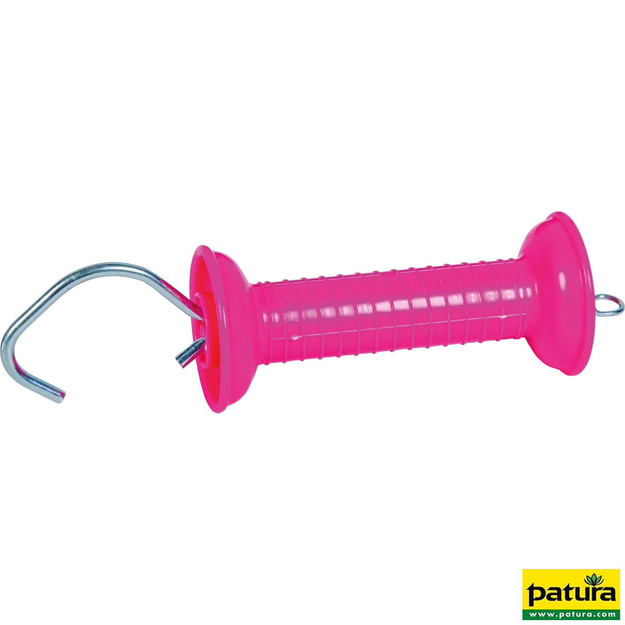 Torgriff mit Zugfeder und Haken pink