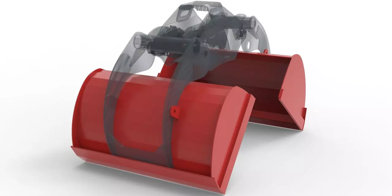 Forstgreifer Joma-Tech OG12 - [ 3t Bolzenrotator mit Einlegeschalen 650 mm]